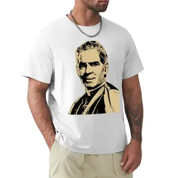 Men's Tank Tops Archbishop Fulton Sheen T-Shirt Boys Whites Graphics Summer Clothes Funnys Mens Funny T Shirts