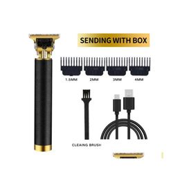 Hair Trimmer Clipper Man 0Mm Shaver For Men Barber Professional Beard Rechargeable Cutting Hine Drop Delivery Products Care Styling To Otzpn