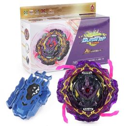 4D Beyblades Blayblade Burst B-206 BARRICADE LUCIFER Blablade sticker starter Bey metal rotating battle top w/string launcher gyroscope set H240517