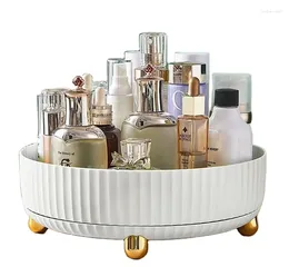 Storage Bottles Multi-functional 360-degree Rotating Box Rack Shelf Turntable Cosmetic Seasoning Bottle Tray