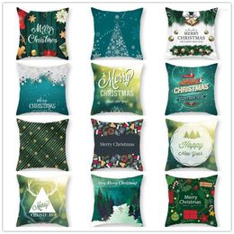 Pillow GY0572-1 Christmas Cotton Case (No Filling) 1PC Polyester Home Decor Bedroom Decorative Sofa Car Throw Pillows