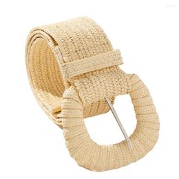 Belts Women Casual Belt Stylish Women's Elastic Woven For Dresses Jeans Boho Stretchy Ladies Accessory Gift Christmas