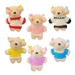 Keychains Delightful Dog Pendant With Sweater For Bag Embellishment Accessories