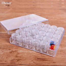 Jewelry Pouches 6g 30 Grids Sets Of Transparent Plastic Bottle PS Material Beaded Packaging Storage Organizer Boxes And