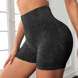Women's Leggings Women Frosted Water Washing Shorts Seamless Knit Tights High Waist Gym Trainning Running Sexy BuLiftting Yoga Fitness