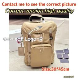 Backpack P designer backpack LOGO-P fashion luxury brand bag correct version high quality Contact me to see pictures