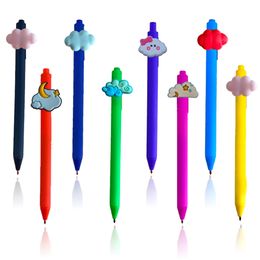 Fountain Pens Cloud Cartoon Ballpoint Cute School Students Graduation Gifts For Student Mti Color Jumbo Graph Pencil Signature Office Otbqj