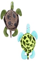 Pet Dog Tortoise Chew Toy Fun Clean Biteproof Plush Turtle Figurine BiteSounding Dogs Toys Pet Supplies2538241