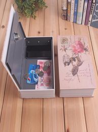 Storage Safe Box Dictionary Book Bank Money Cash Jewellery Hidden Secret Security Locker With Key Lock Storage Lock Box LXY 2103158134245