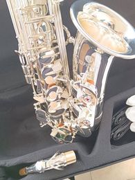 Brand New silvering Alto Saxophone E-Flat High Quality Jupiter JAS 700Q Eb Sax Music Instruments With Case