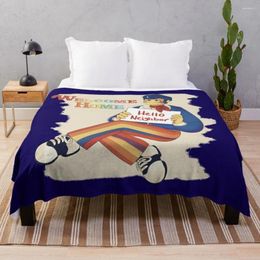 Blankets Welcome Home Wally Darling Art Throw Blanket Decorative Sofas Hair Bed Covers Luxury