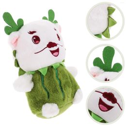 Decorative Flowers Plush Chinese Dragon Stuffed Animal Toys Small Decor Desktop Ornaments Year Mascot
