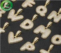 Iced Out Pendant Luxury Designer Jewellery Customised Necklace Hip Hop Bling Chains Jewellery Men Diamond Letter Charms Rapper Fashion4038208