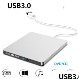 Optical Drives Usb 3.0 External Combo Dvd/Cd Burner Rw Cd/Dvd-Rom Cd-Rw Player Drive For Pc Laptop Computer Components Drop Delivery C Otehk