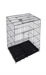 Multi Large Medium Small Dog Carrier Wire Folding Overstriking Cat Cage Skylight Pet Crate Home Garden HA1492178325