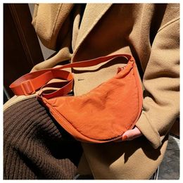 Evening Bags Design Women's Messenger Bag Fashion Ladies Nylon Hobos Small Shoulder Vintage Female Girls Purse Cloth Handbags