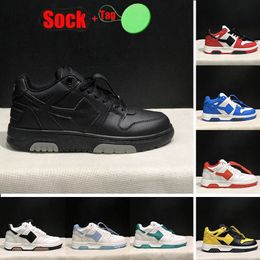 Out Of Office Low Tops Designer Shoes For Men Women Black Dark Blue Grey Fog Gym Red Fuchsia Plate-forme Leather Sneakers Flat scarpe luxury mens trainers chaussure