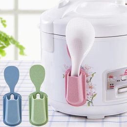 Kitchen Storage Portable Suction Cup Fork Spoon Rack Holder For Household Electric Cooker Rice Hanging Shovel Organizer