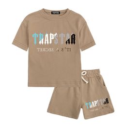 19 Colours trap star kids short sleeved shorts set classic print boys clothes fashion girls Tracksuit designer children sets size 80-160 CSD2405188