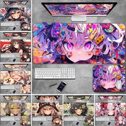 Carpets Anime Girls Mouse Pads Computer Table Mat Office Accessories Gaming Mousepad Desk Gamer Wallpaper PC Extended Large Game Mats