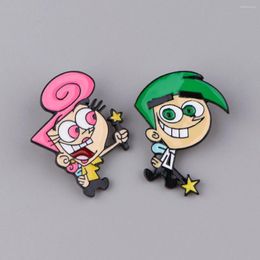 Brooches Cartoon Characters Pin Funny Enamel Women's Brooch Backpack For Clothing Badges Jewelry Accessories Gifts