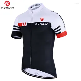 Racing Jackets X-TIGER Summer Short Sleeve Pro Cycling Jersey Mountain Bicycle Clothing Maillot Ropa Ciclismo Bike Clothes Jerseys