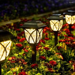Solar Lights Outdoor Waterproof Garden Warm Landscape Lighting For Yard Patio Lawn Walkway Driveway Decor