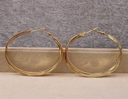 Hoop Earrings Trendy Fashion Round Hip Hop Rock For Women039s Gold Plated Circle Jewelry Accessories Wedding1843590