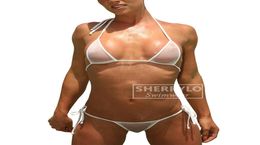 Sheer Bikini Swimwear for Women Side Tie String Mesh Mini Micro Thong Bikinis See Thru Extreme Transparent Microbikini 10045114451