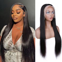 13x6 Straight Lace Front Human Hair Wigs Frontal Wigs Remy Brazilian Human Hair Lace Wigs for Women Closure Wig