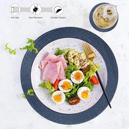 Table Mats 8pcs/set Size And Packaging Set Durable For Home Kitchen Decoration Widely Used