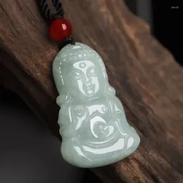 Pendant Necklaces Natural Myanmar Fake Jadeite Baby Buddha Jade Children