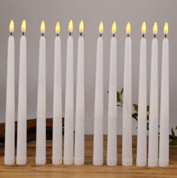 LED Battery Operated Flickering Flameless Candle Taper Stick Candle Lamp Hallowmas Christmas Birthday Party Decoration Candles BH73527179