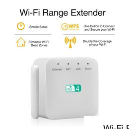 Wi-Fi Finders 300Mbps Wifi Expander Router Repeater 2.4Ghz Range Extender Wireless Repeaters Amplifier Signal Booster 3 Antenna Long R Otqok