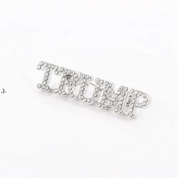 Trump 2024 Brooch DIY Diamond Badge Crafts RRD11370 ZZ