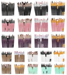 Health Beauty 20Pcs set Professional Makeup Brushes Set Powder Foundation Eyeshadow Make Up Brushes Cosmetics Soft Synthetic H5980244