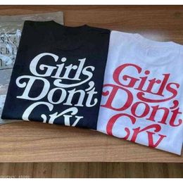 Human make Girls Dont Cry Human Made T-Shirt Men Women Cotton Best Quality Black White Letter Printing Casual T Shirts Tops Tee 382 Human made