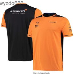 Mclarens Fashion Mens t Shirts F1 Team Top Summer New Tshirt Men Outdoor Sports Short Sleeve Formula One Racing Clothing Quick Drying T-shirt GC0W