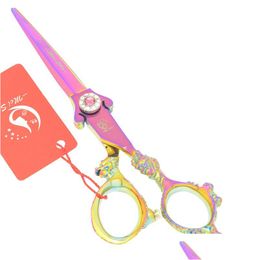 Hair Scissors 6.0 Inch Meisha Professional Stylist Cutting Japan Barber Thinning Shears Hairdressers Salon Clipper Styling Tool Drop D Dhqsl