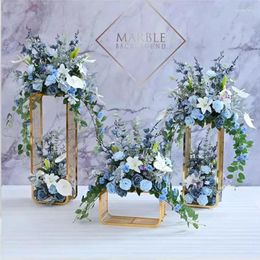Party Decoration 6PCS Fashion Wedding Table Centrepieces Floral Display Stand Backdrops Po Props Floor Vase Ornaments Flower Arrangements