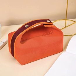 Cosmetic Bags Women's Lunch Box Bag Travel Toiletries Canvas Portable Makeup Cosmetics Storage