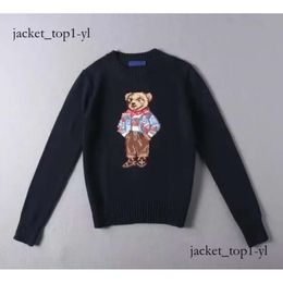polo Men Knits Sweater Polos Bear Embroidery S Pullover Crewneck Knitted Long Sleeve Casual Christmas Sweaters polo hoodie e833