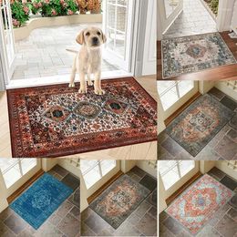 Carpets Indoor Door Mat Non Slip Retro Entryway Quick Absorbent Entrance Rug Welcome Mats Floor Doormats For Kitchen Home Patio Rugs