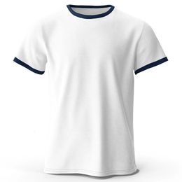 Mens 100% Cotton T-Shirt Classic Oversized Vintage Old Shcool Solid Tees for Men Women Summer Tops 240518
