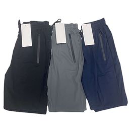 LU MEN PANTS YOGA Outfit Sport Quick Dry Dry Mym Pantspants Prouts Lace Up Pocket Fitness Ceist Sould Sould 9985ess