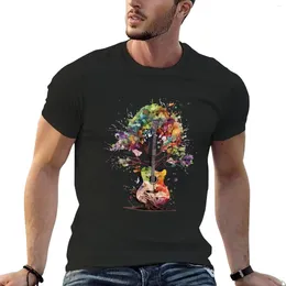 Men's Tank Tops Acoustic Guitar Tree Of Life Player Nature Guitarist T-Shirt Funny T Shirt Heavy Weight Shirts For Men