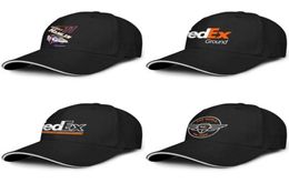 Unisex FedEx White The World Fashion Baseball Sandwich Hat Custom team Truck driver Cap Orange Old Logo Denny Hamlin Federal Expre6860029