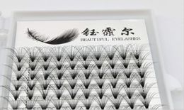 Natural 20P 007CD 815mm Individual Eyelash Extensions Of Russian Volume And Premade Fans Eyelashes For Salon5955721