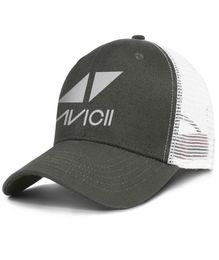 Super DJ Avicii logo armygreen for men and women trucker cap baseball styles designer design your own hats3401360