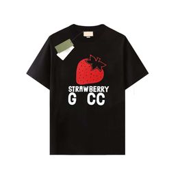 G Family High Edition Summer Fashion Brand Pure Cotton Short Sleeved T-Shirt Printed Logo Couple Loose Casual Top Men's Classic 311